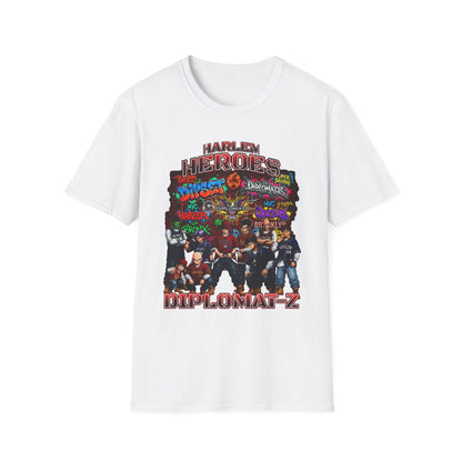 Harlem Heros Diplomat-Z Band Shirt | Graphic T-Shirt, Music/Anime Mashup Artwork, DBZ, Dipset, Hiphop Fan Gift