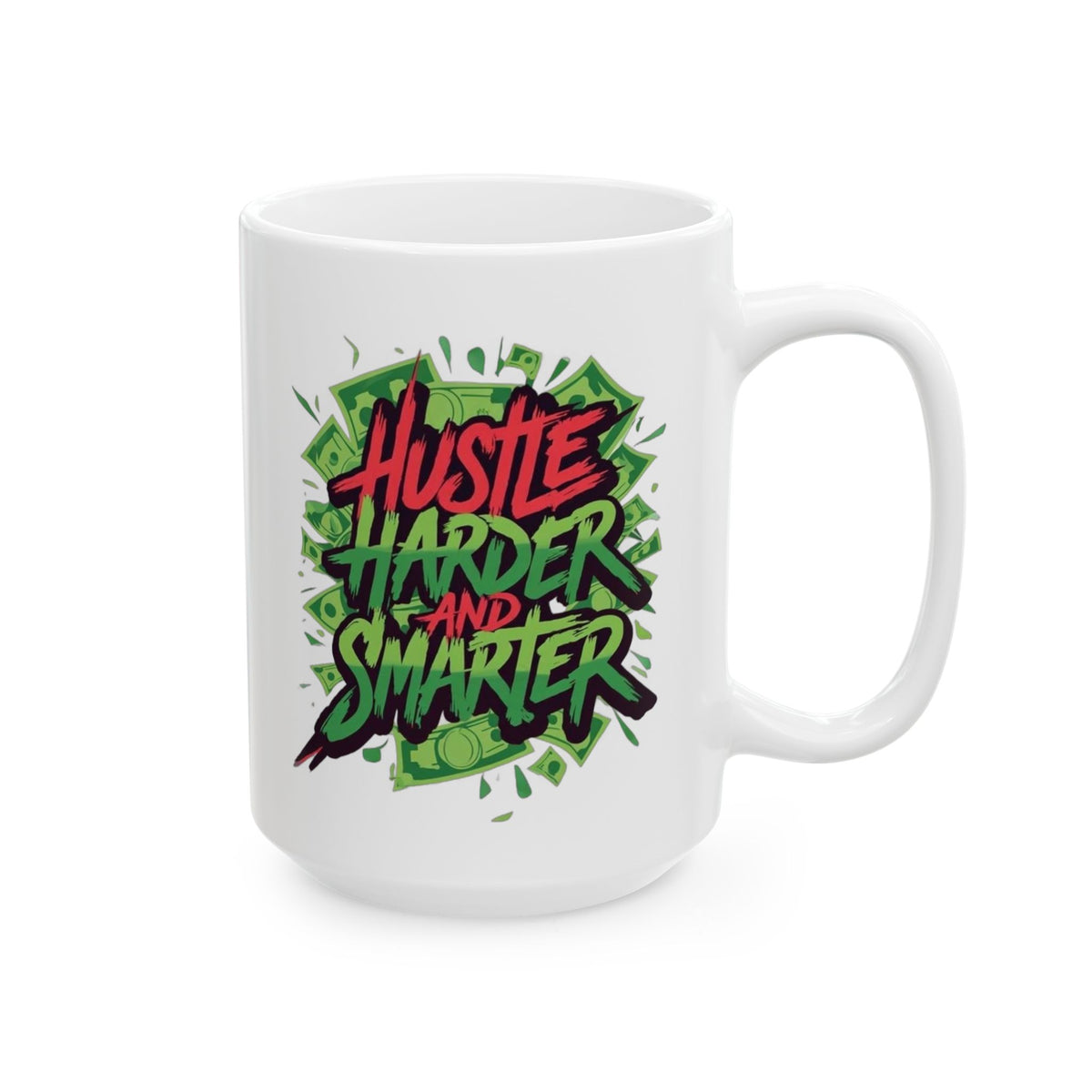 Vibrant Graphic Ceramic Mug, Unique Art Coffee Cup for Plant Lovers, Gift for Coffee Enthusiasts, Perfect for Birthdays, Housewarming,