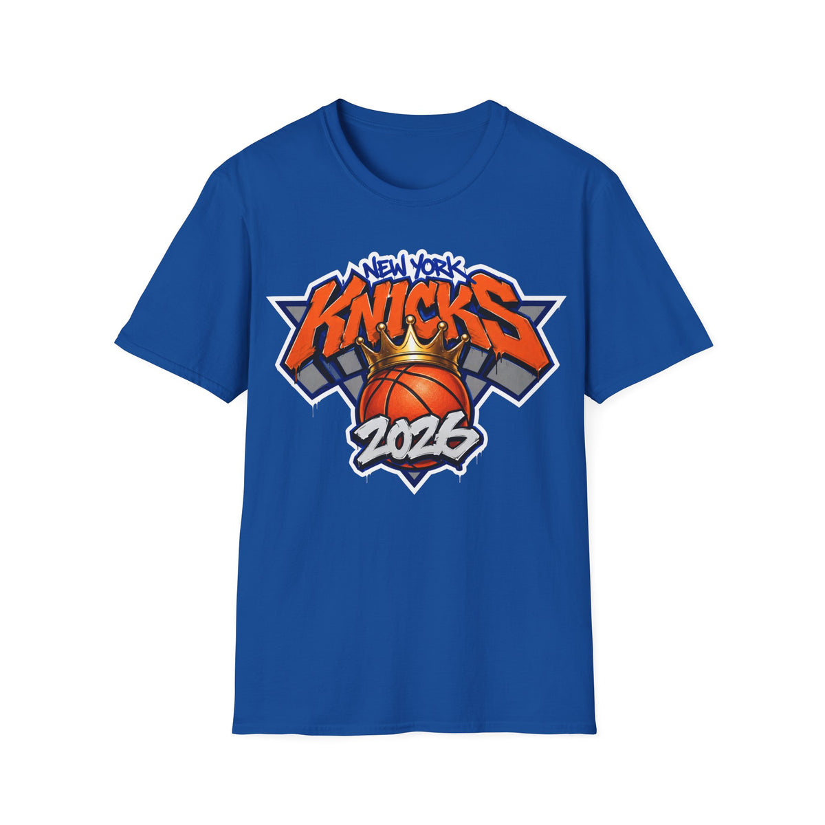 New York 2026 Championship Crowned Basketball T-Shirt