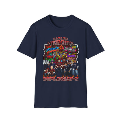 Harlem Heros Diplomat-Z Band Shirt | Graphic T-Shirt, Music/Anime Mashup Artwork, DBZ, Dipset, Hiphop Fan Gift