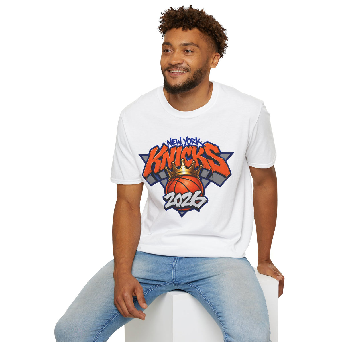 New York 2026 Championship Crowned Basketball T-Shirt