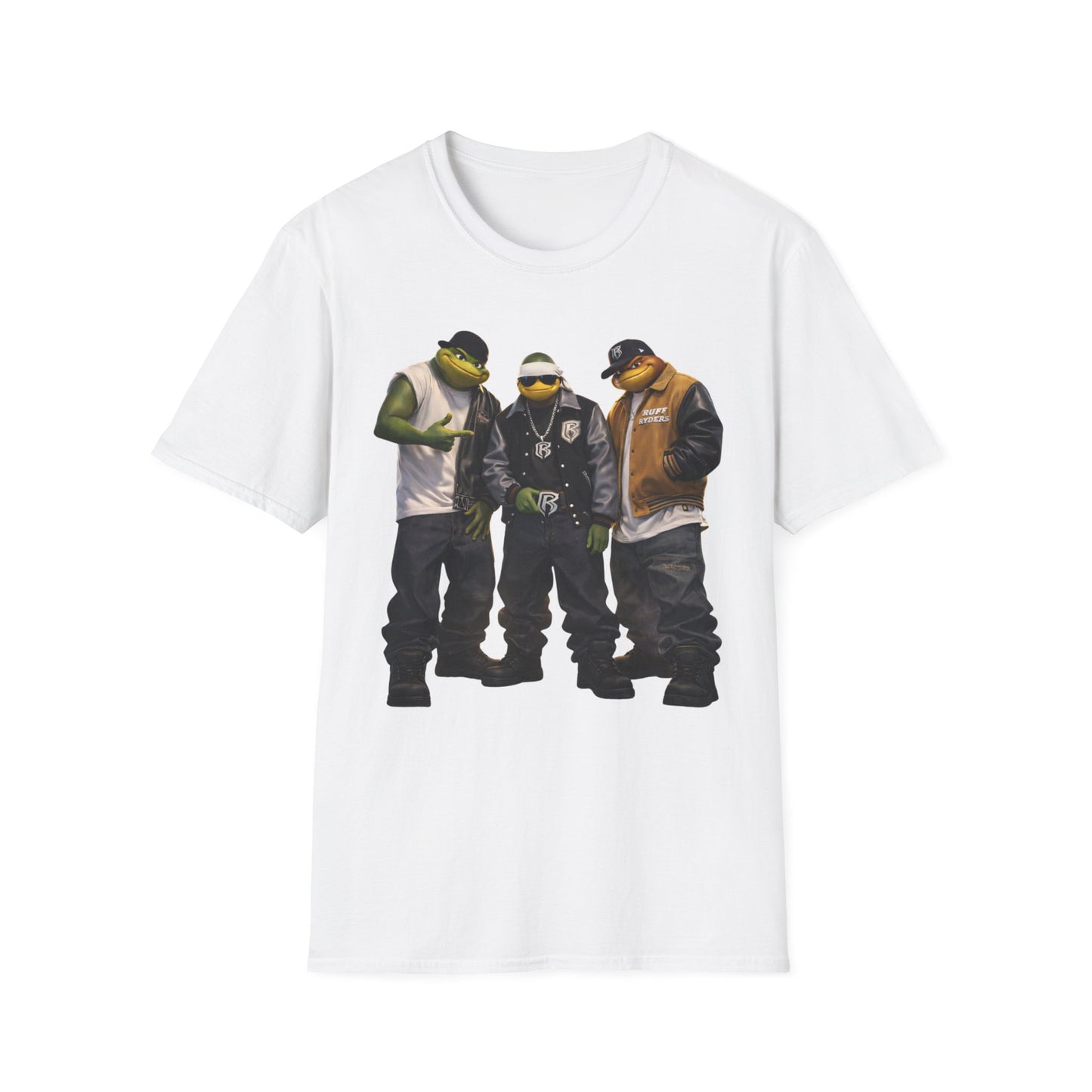 Battletoads x LOX Ruff Ryders Urban Hip-Hop Illustration T-Shirt