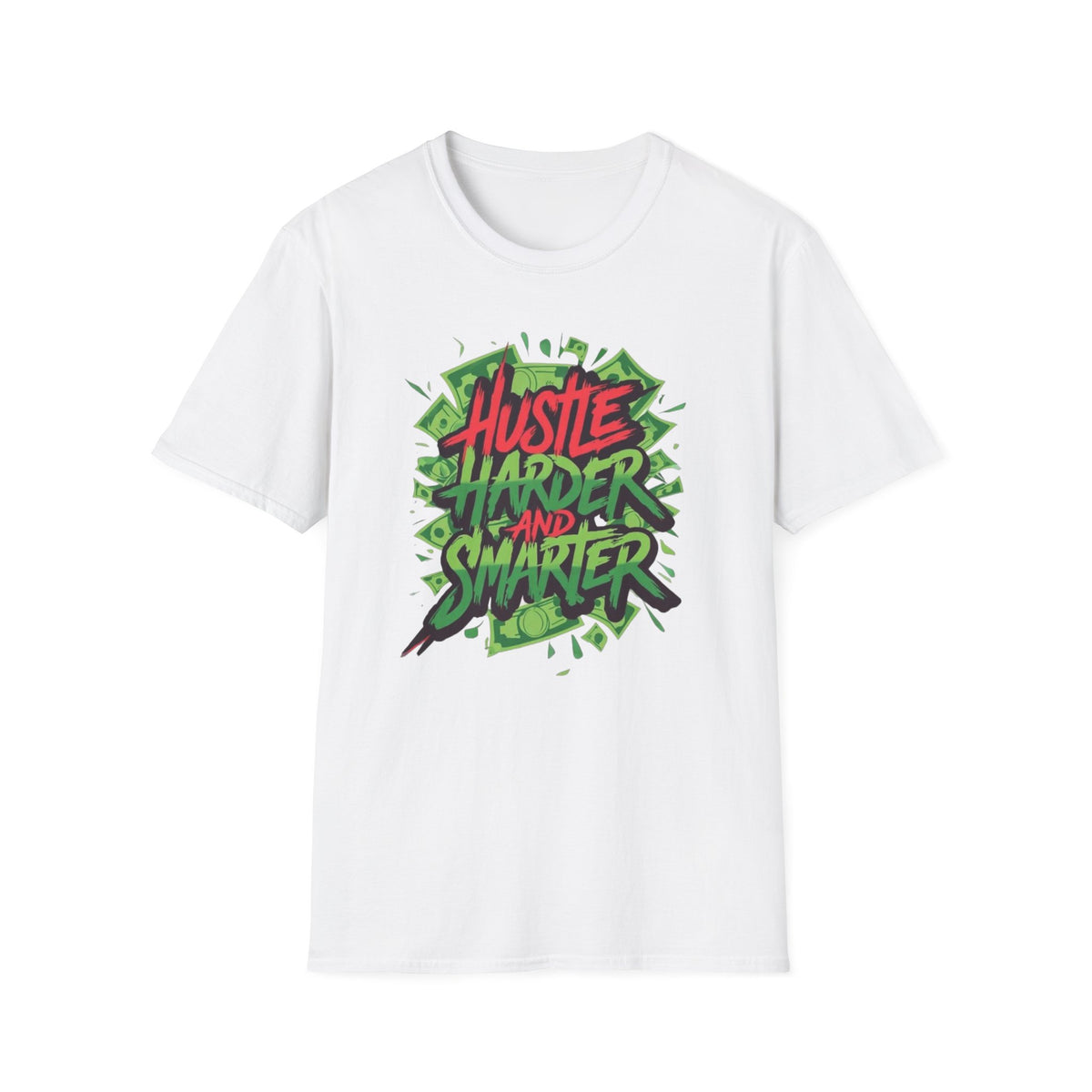 Hustle Harder And Smarter T-Shirt, Motivational Tee, Gift for Entrepreneurs, Unique Graphic Shirt, Casual Wear, Inspirational Clothing
