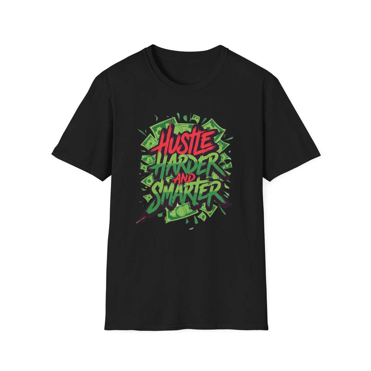 Hustle Harder And Smarter T-Shirt, Motivational Tee, Gift for Entrepreneurs, Unique Graphic Shirt, Casual Wear, Inspirational Clothing
