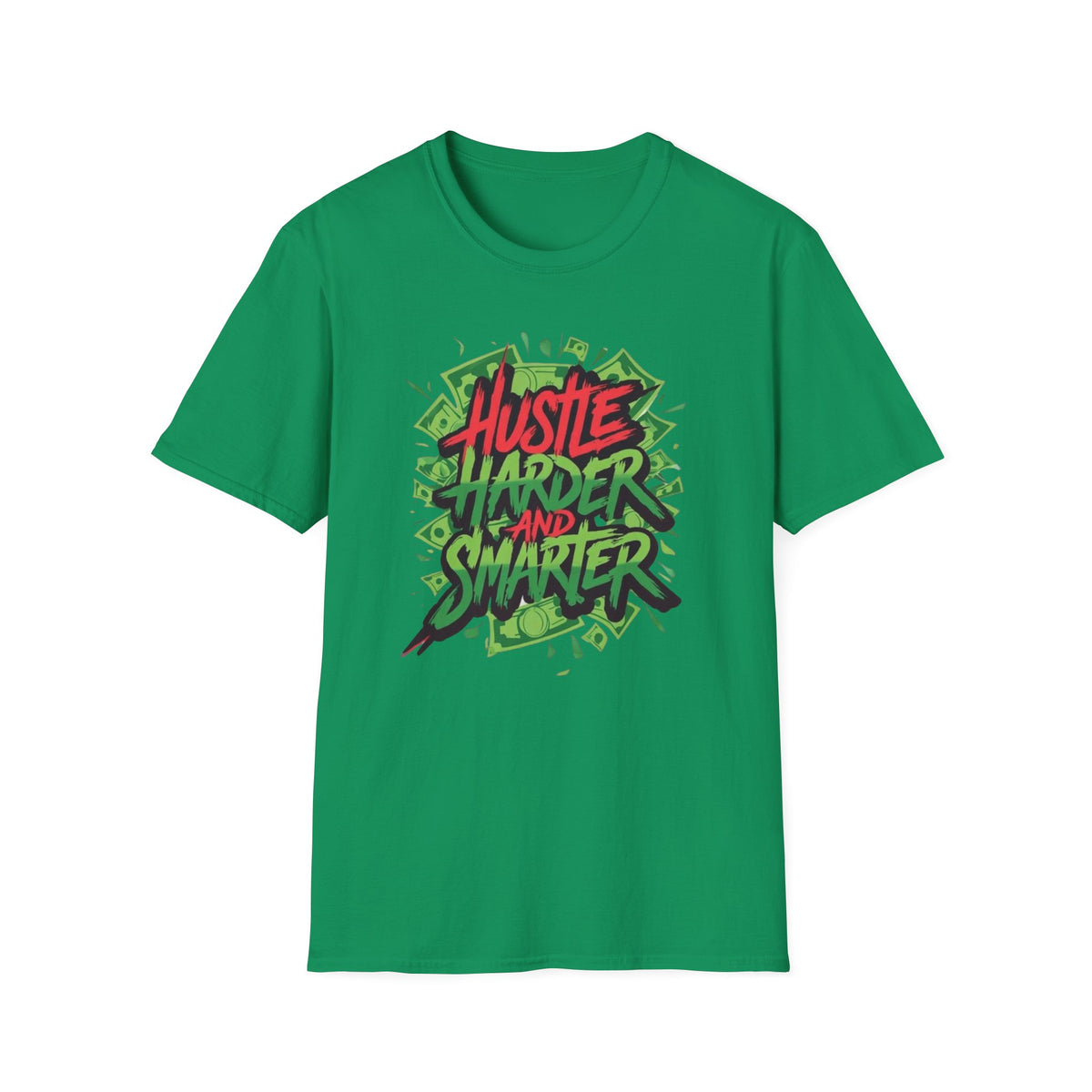 Hustle Harder And Smarter T-Shirt, Motivational Tee, Gift for Entrepreneurs, Unique Graphic Shirt, Casual Wear, Inspirational Clothing