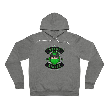 Nerdy Ninjaz Pullover Hoodie - Nerdy Jerzey Green