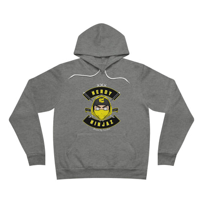 Nerdy Ninjaz Pullover Hoodie - Killah Beez Yellow