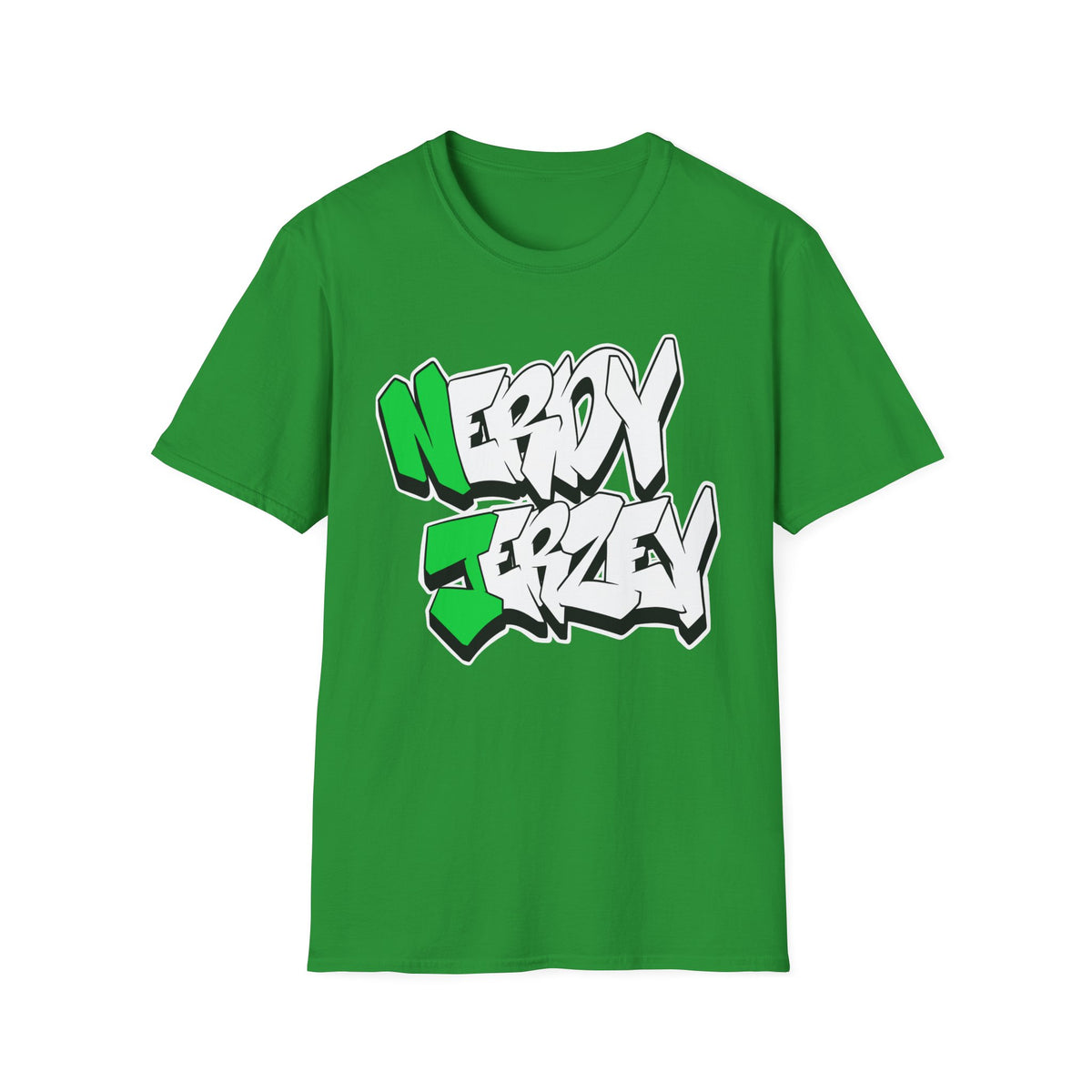 Nerdy Jerzey Unisex Softstyle T-Shirt - Fun Streetwear for Casual Vibes