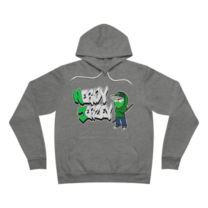 Nerdy Jerzey Unisex Pullover Hoodie - Graffiti Style Streetwear