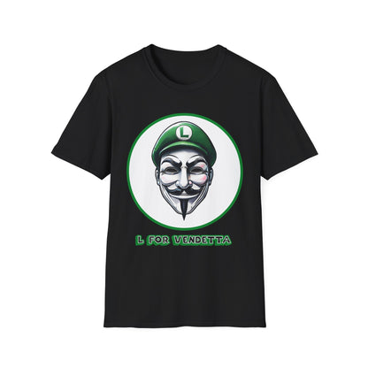 Vengeful Brother 'L For Vendetta' Tshirt