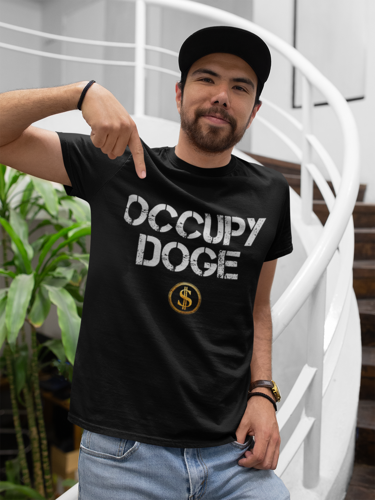 Occupy Doge T-Shirt, Political Statement Tee, Unisex Graphic Shirt, Gift for Protesters, Meme Apparel, Activist Clothing, Protester Gift,